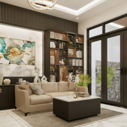 Nội Thất Hiện Đại Ốp Gỗ